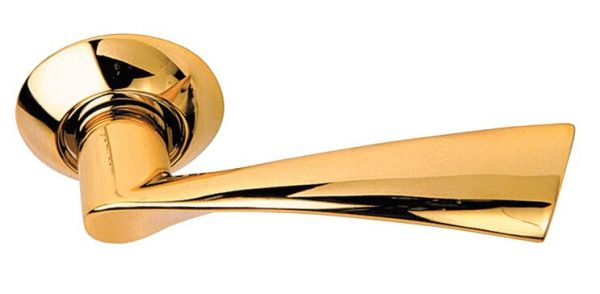 Ручка дверная MORELLI MH-01 GP «КАПЕЛЛА», цвет — золото