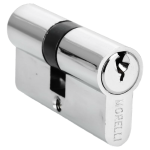 Ключевой цилиндр MORELLI ключ/ключ (60 мм) 60C PC, цвет — хром