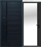 Входная дверь 7,5 см Черное Зеркало