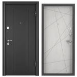 Входная дверь DELTA PRO MP Темно-серый букле графит RGSO / Бетон известковый D6-26