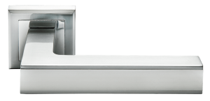 Ручка дверная MORELLI MH-40 SC/CP-S, цвет — матовый хром/полированный хром