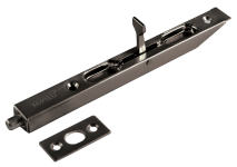 Торцевой шпингалет MORELLI L160 BN, цвет — черный никель