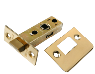 Защелка межкомнатная MORELLI LP6-45 PG, цвет — золото (пластик. язычок)