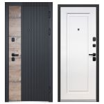 Входная дверь Luxor 2МДФ Дуб Вертикаль Нео