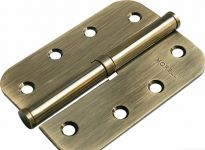 Петля MORELLI стальная разъёмная скругленная MSD-C 100X70X2.5 AB L/R, цвет — античная бронза