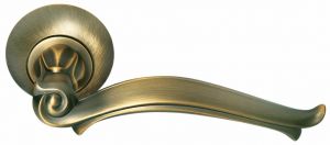 Ручка дверная MORELLI MH-23 COF «PETERHOFF», цвет — кофе