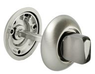 Завертка сантехническая MORELLI MH-WC SN/BN, цвет — белый никель/черный никель